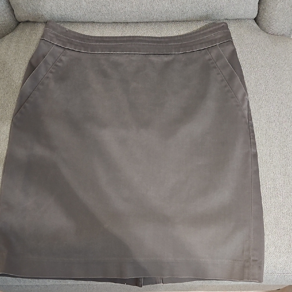 LOFT Charcoal Mini Skirt